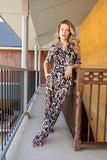 Pijama Julia: Set de pantalón largo y manga corta